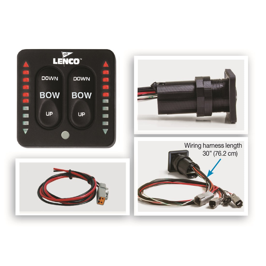 LED Integrated Switch Kit Single Actuator