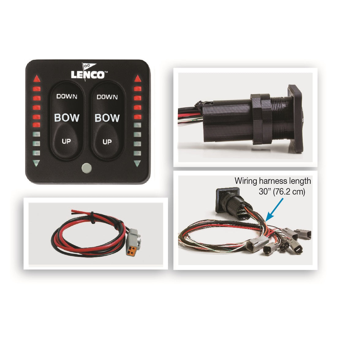LED Integrated Switch Dual Actuator