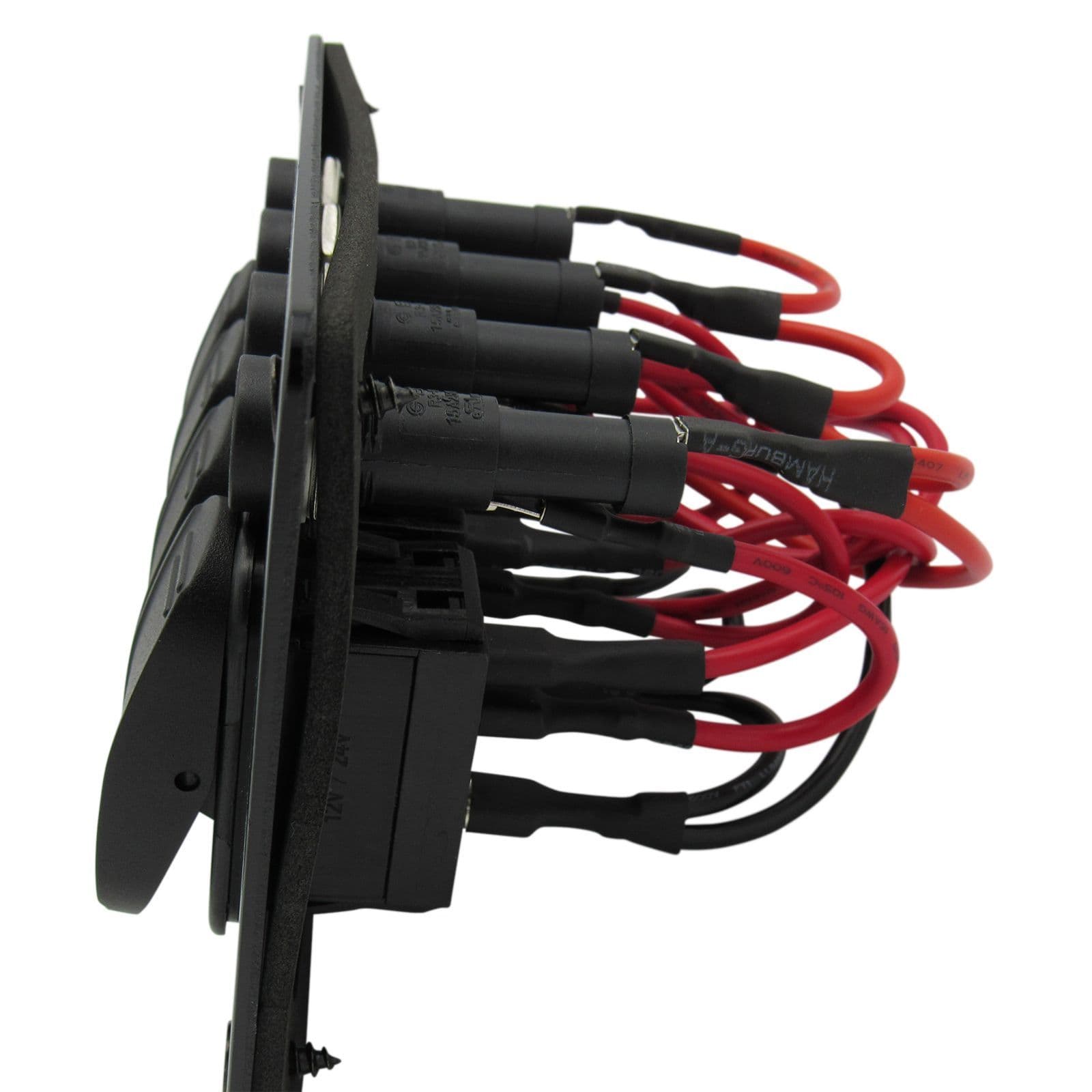 Waterproof Switch Panel 4 Gang 10047-BK
