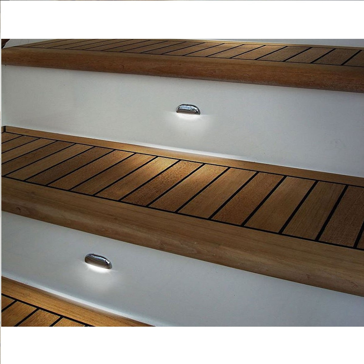 LED Easy Fit Plastic Step Lamp Warm White