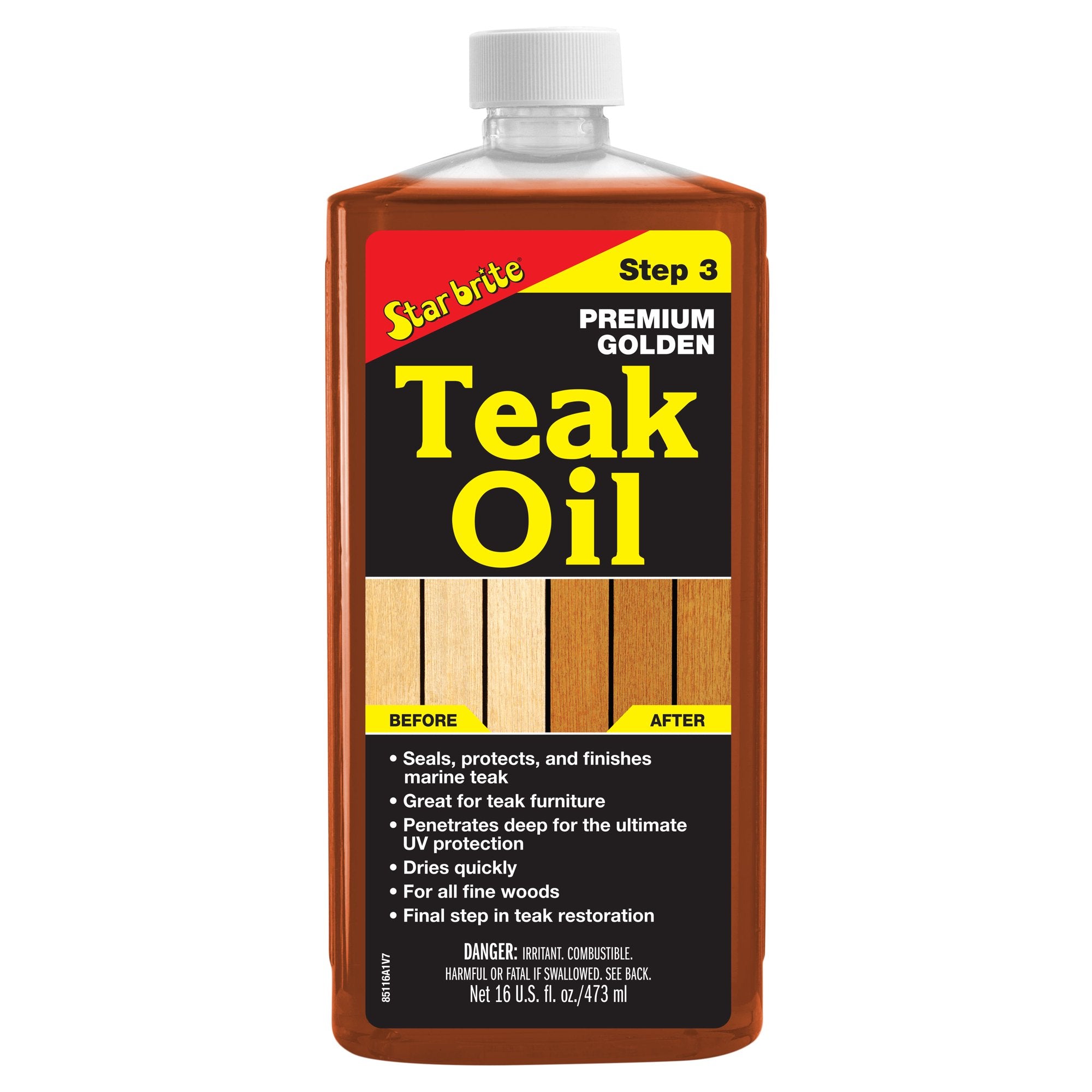 Premium Golden Teak Oil -Step 3 85116
