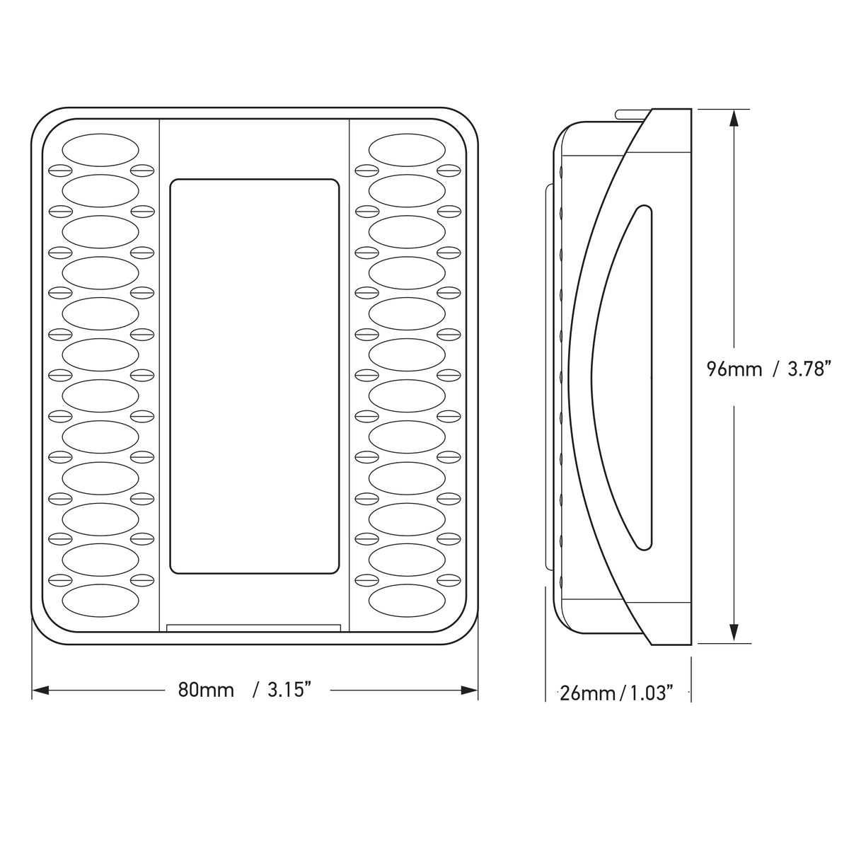 Hella Marine LED Trailer Lamp