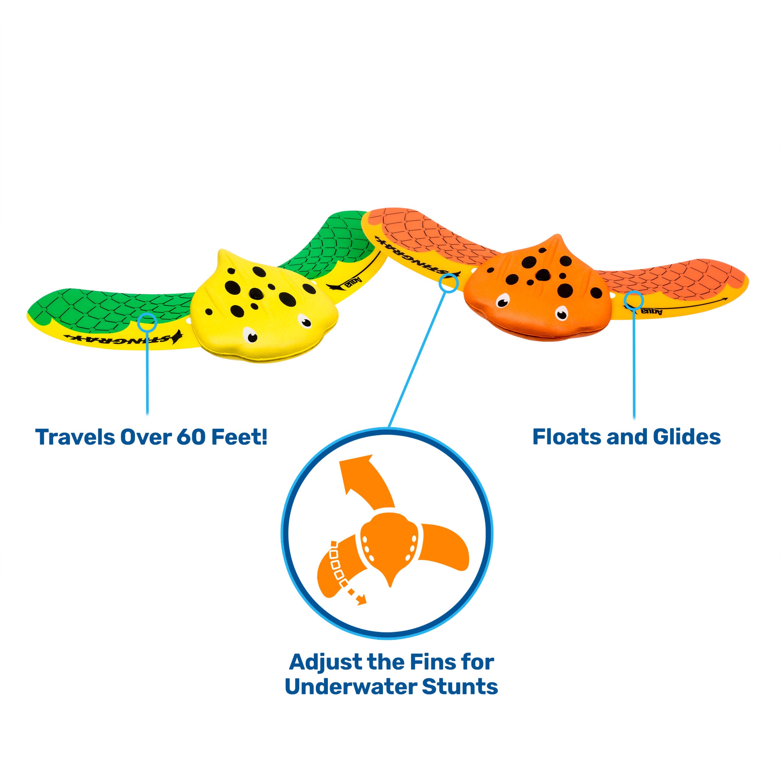 Mini Stingray Gliders Underwater Pool Toy