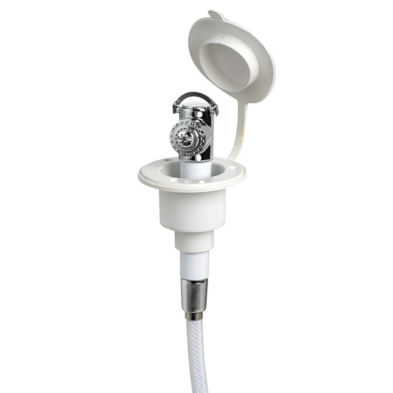 Push Button Shower Flat Mounting