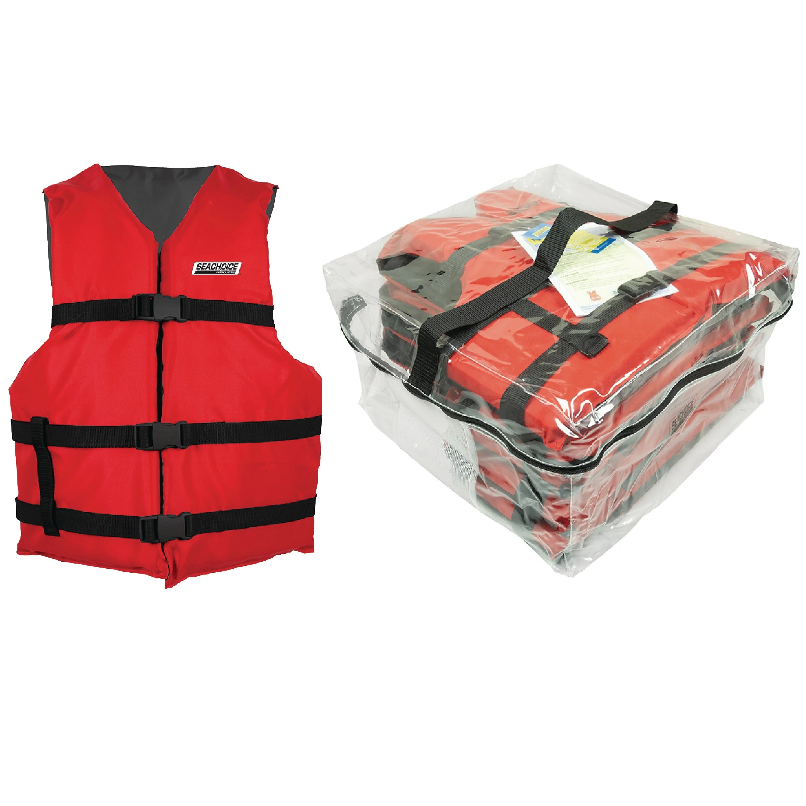 General Purpose Life Vest 4-Pack with Bag