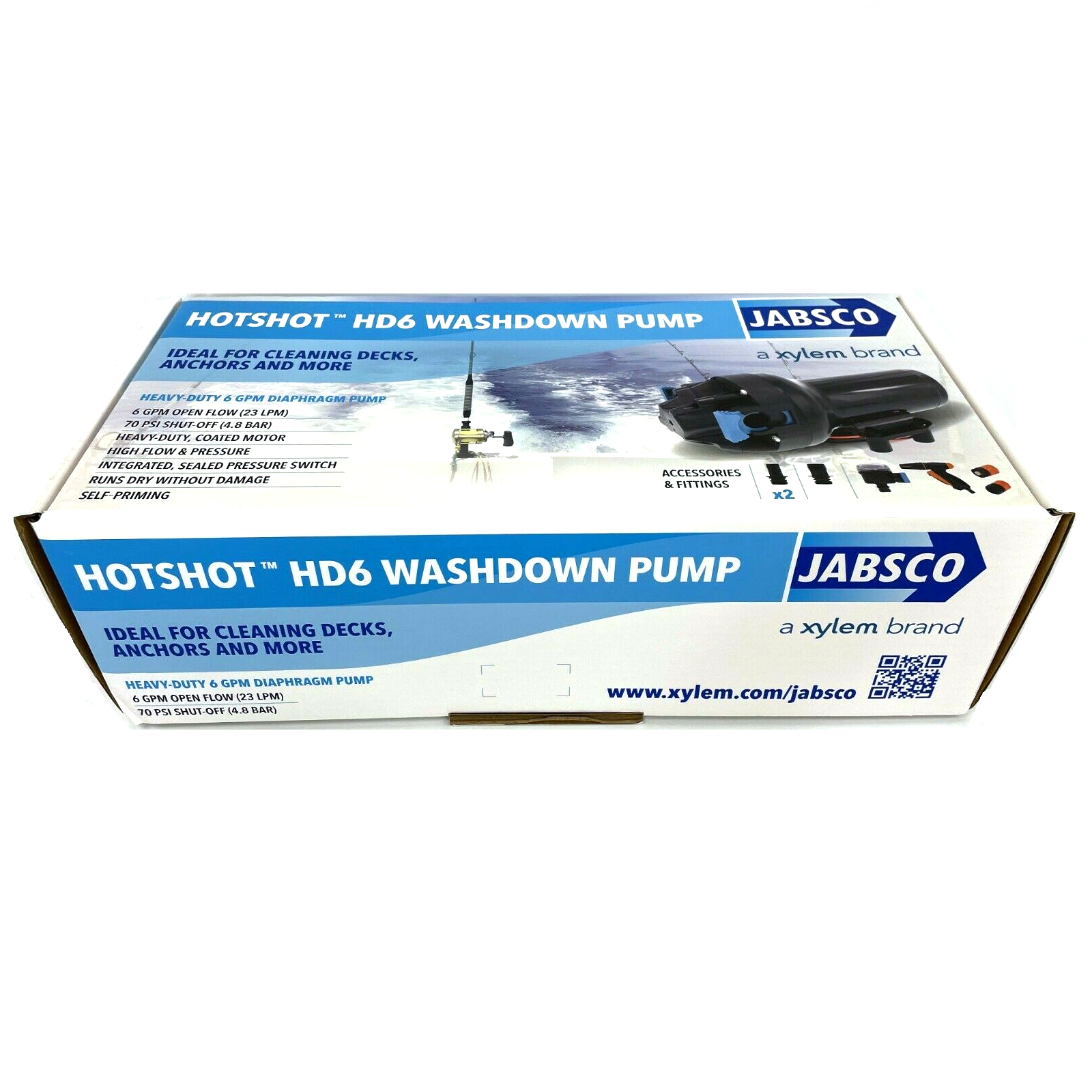 Hotshot Wash Down Diaphragm Pump 6 GPM P601J-219N-4A 