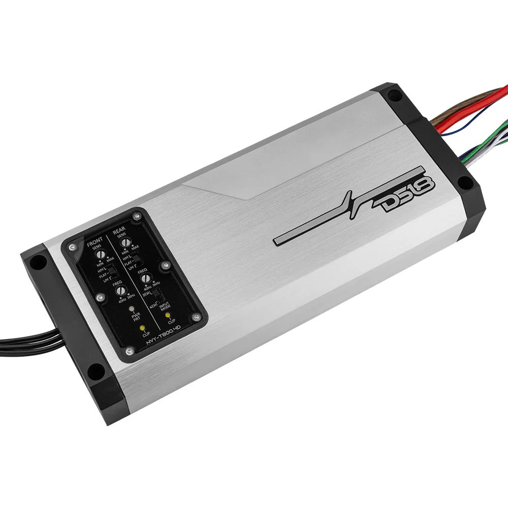 4-Channel Full-Range Class D Amplifier 2400 Peak Watt