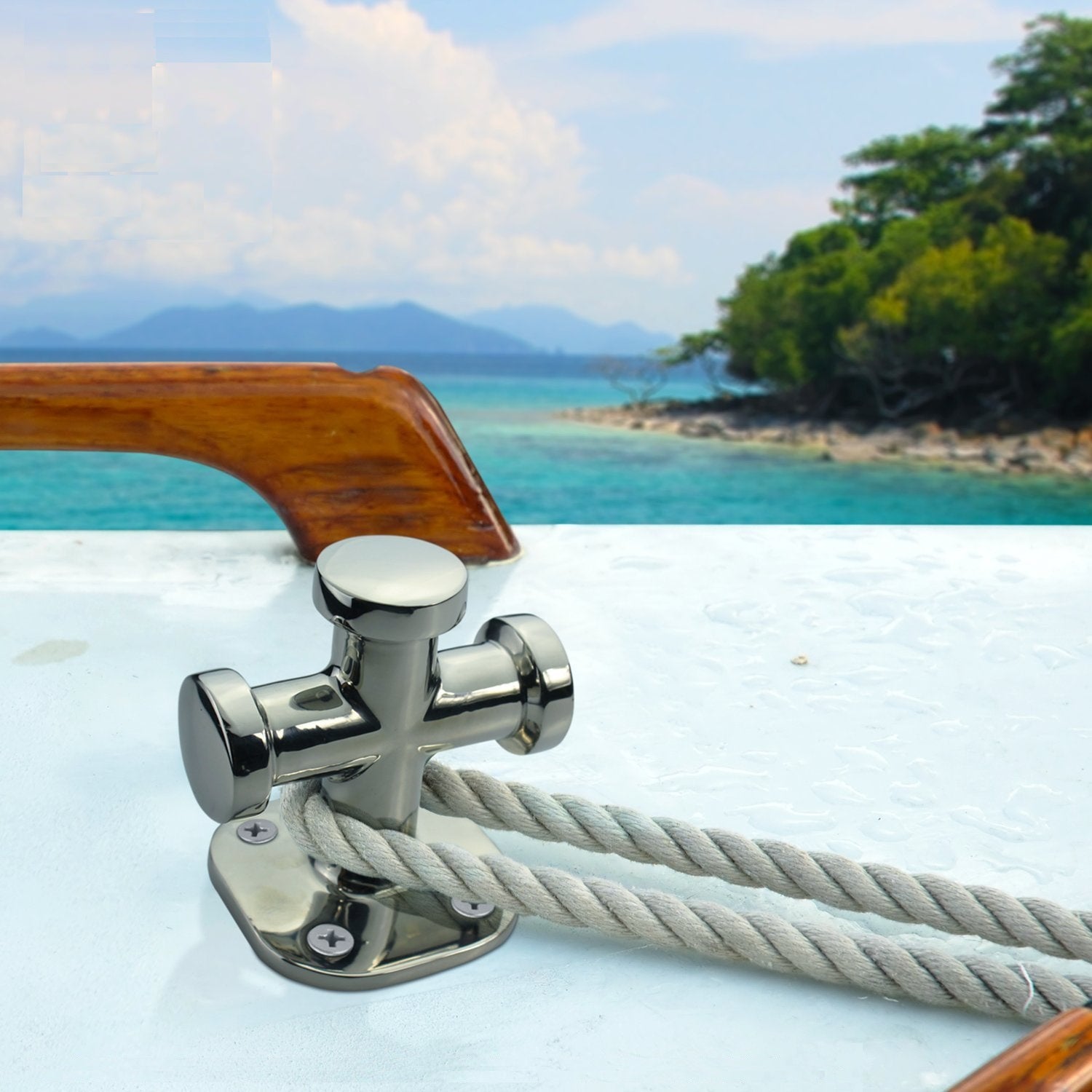 Cross Bollard Single