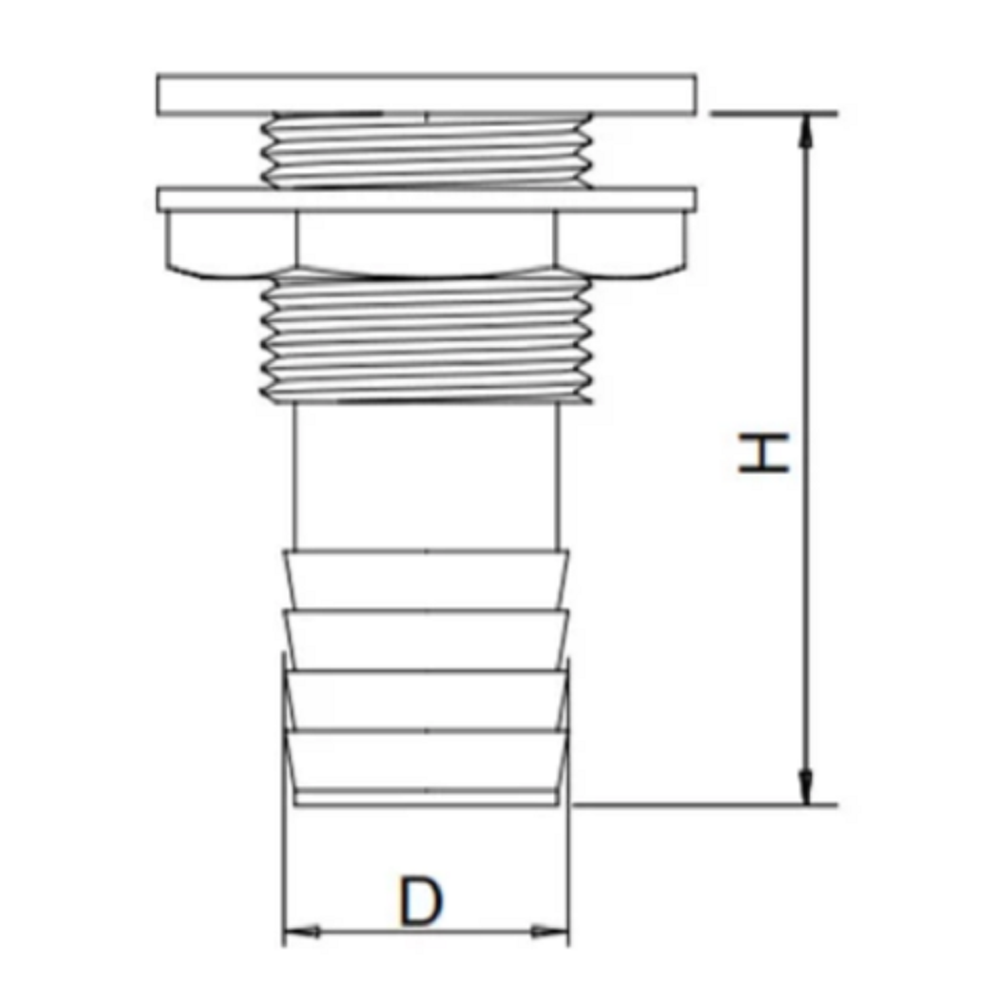 Thru-hull Stainless Steel