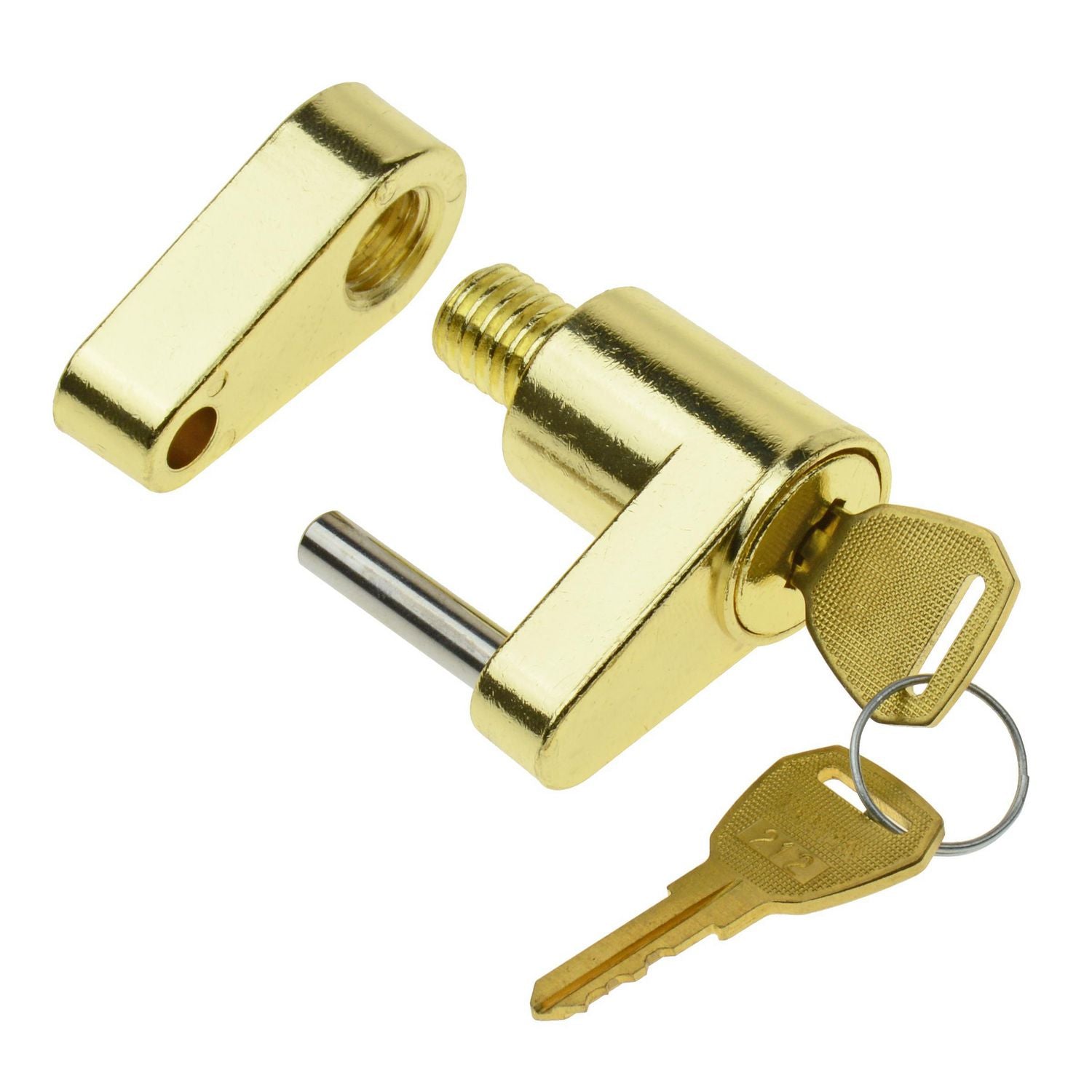 Trailer Brass Coupler Lock TCL01K