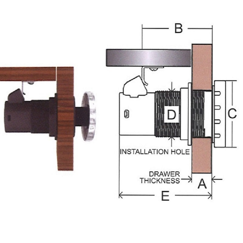 Cabinet Door Push Latch