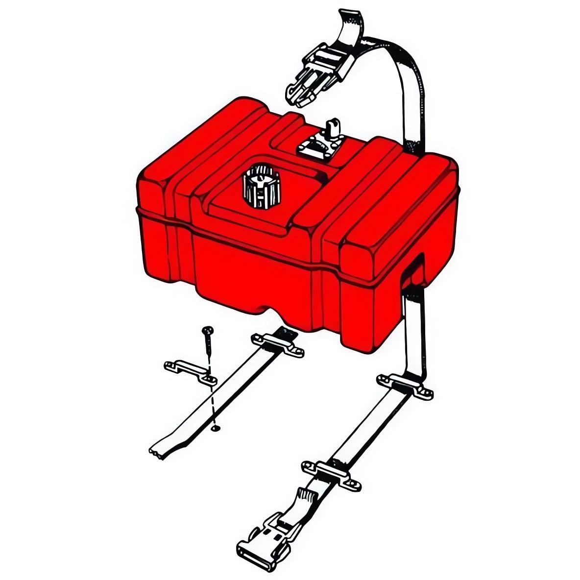 Fuel Container Hold-Down Kit