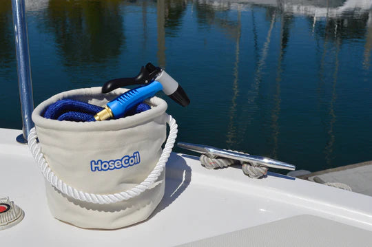 Canvas Bucket Kit w/75' Blue Hose