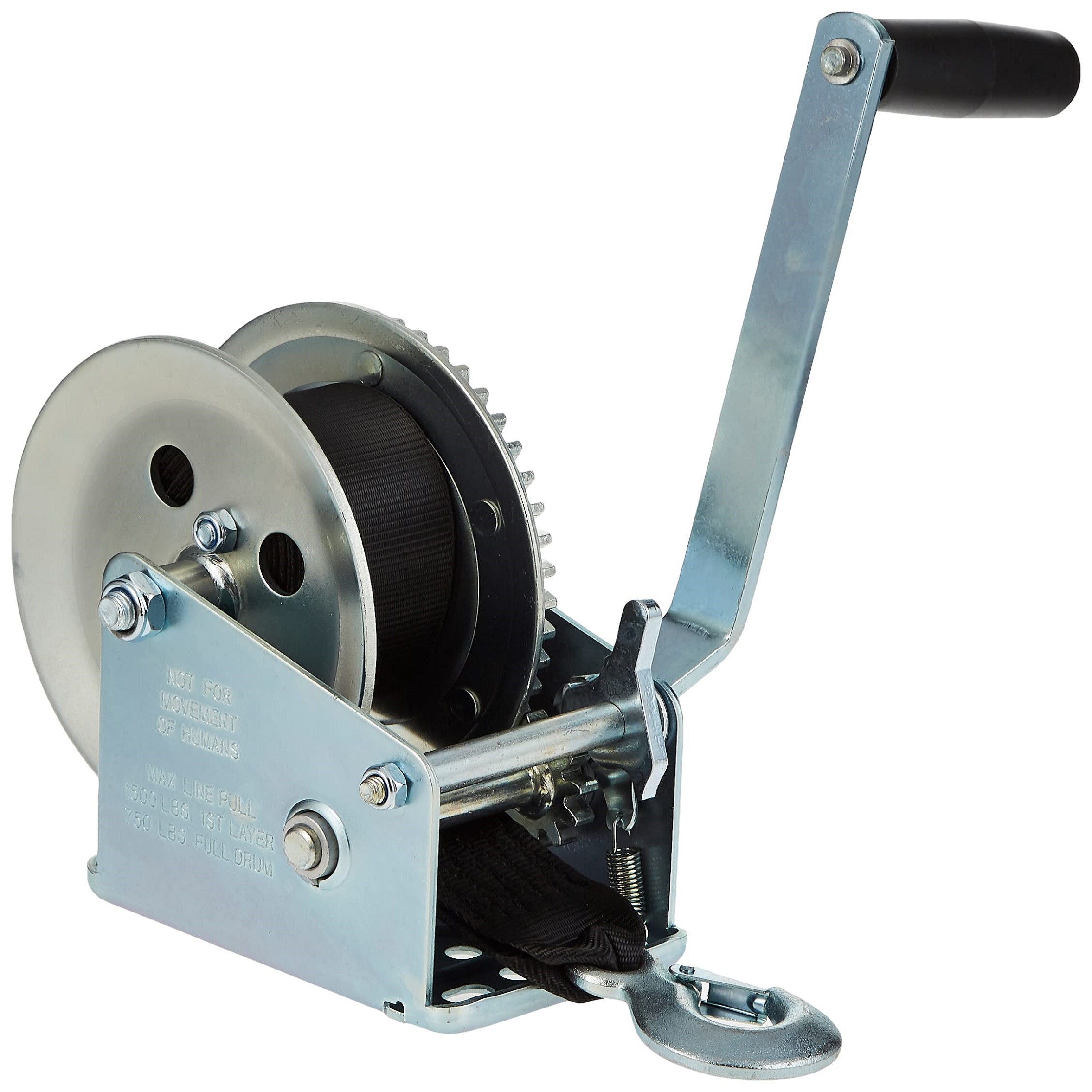 Hand Trailer Winch With Strap
