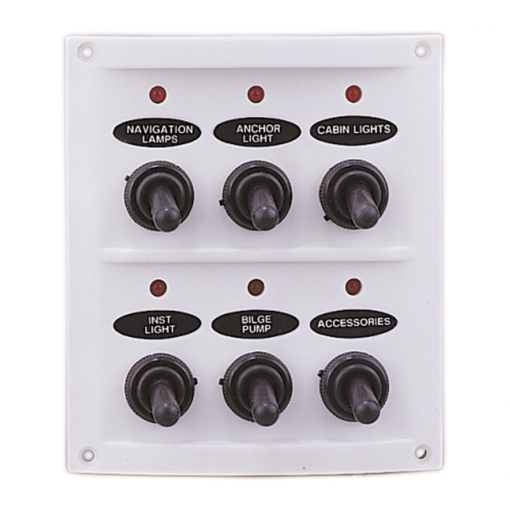 Waterproof Switch Panel 6 Gang