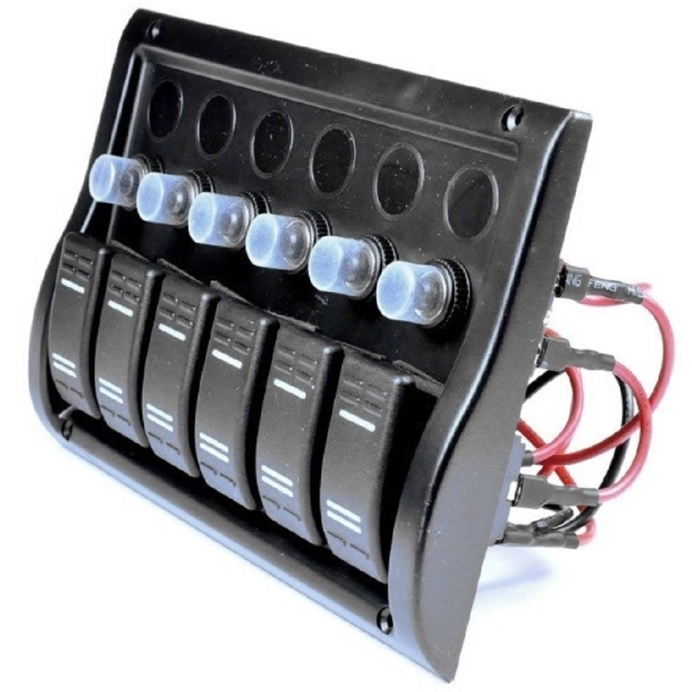 6 Gang Waterproof Switch Panel