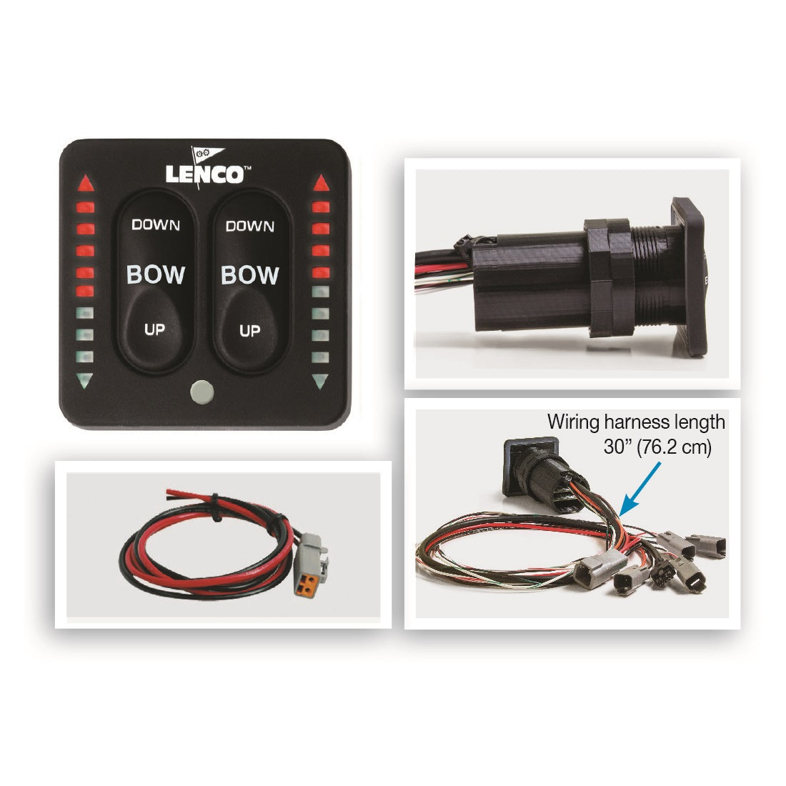LED Integrated Switch  Dual Actuator
