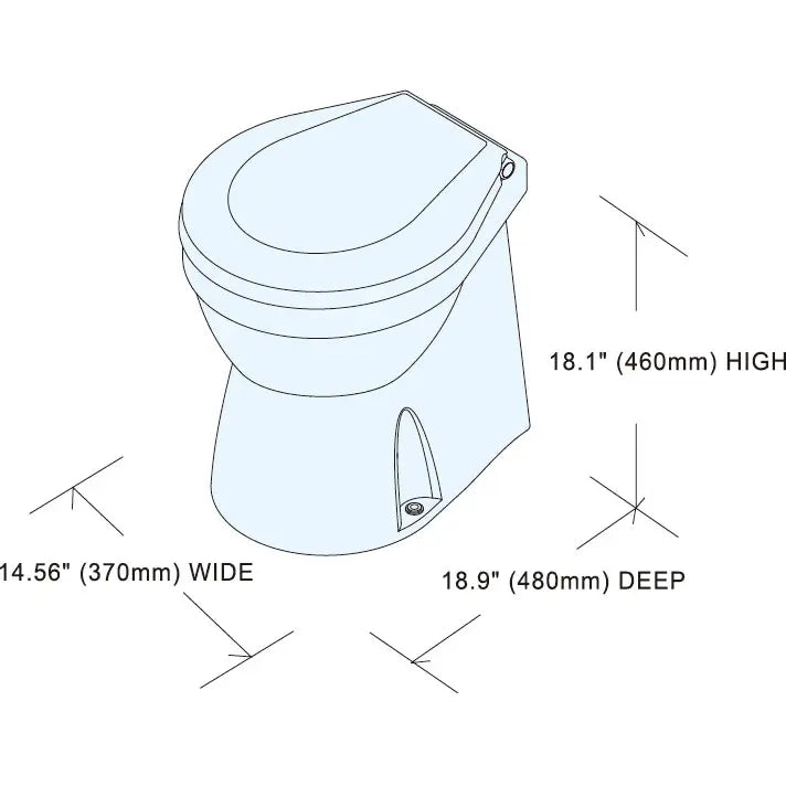 Electric Toilet Luxury 12 Volt