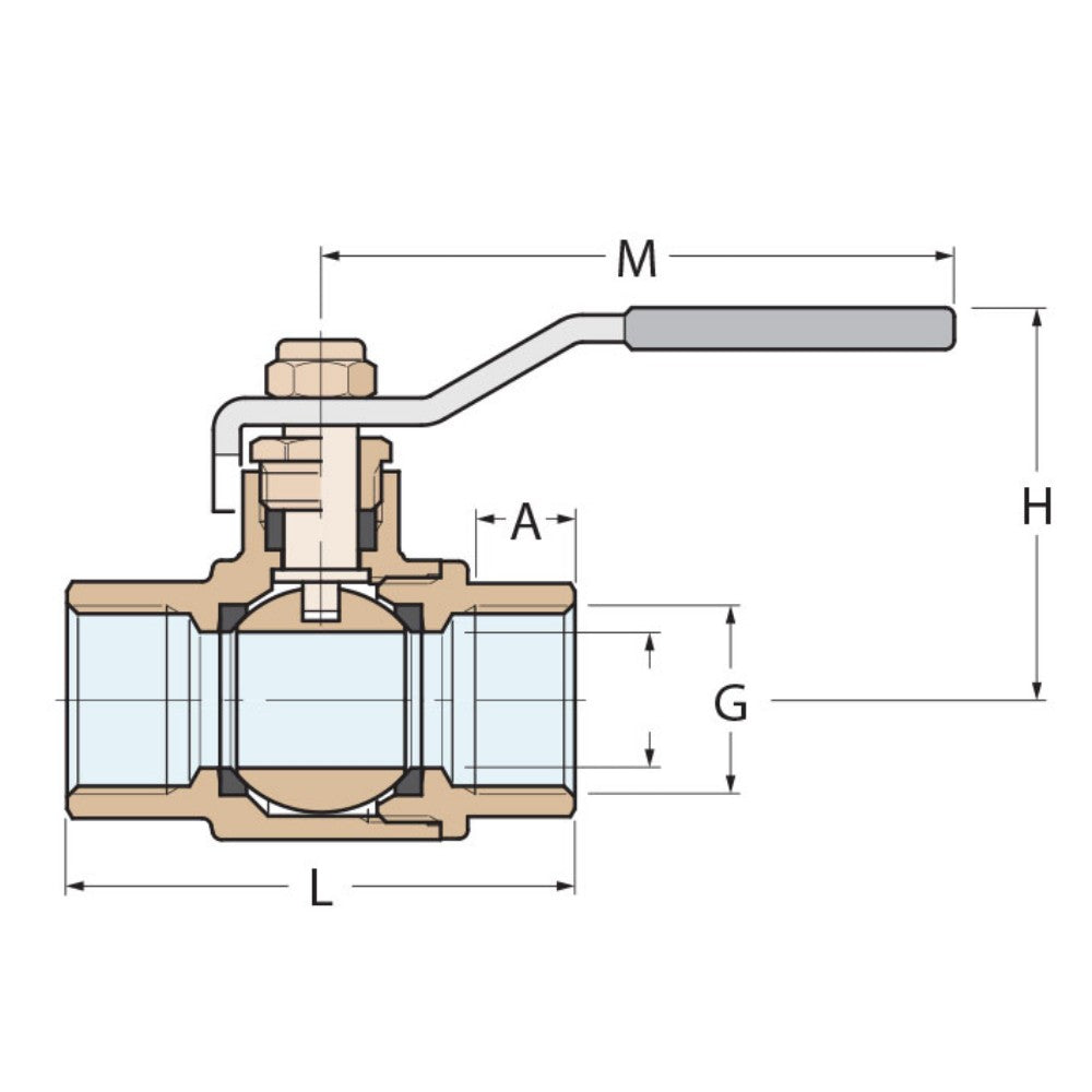 Ball Valve F-F full flow