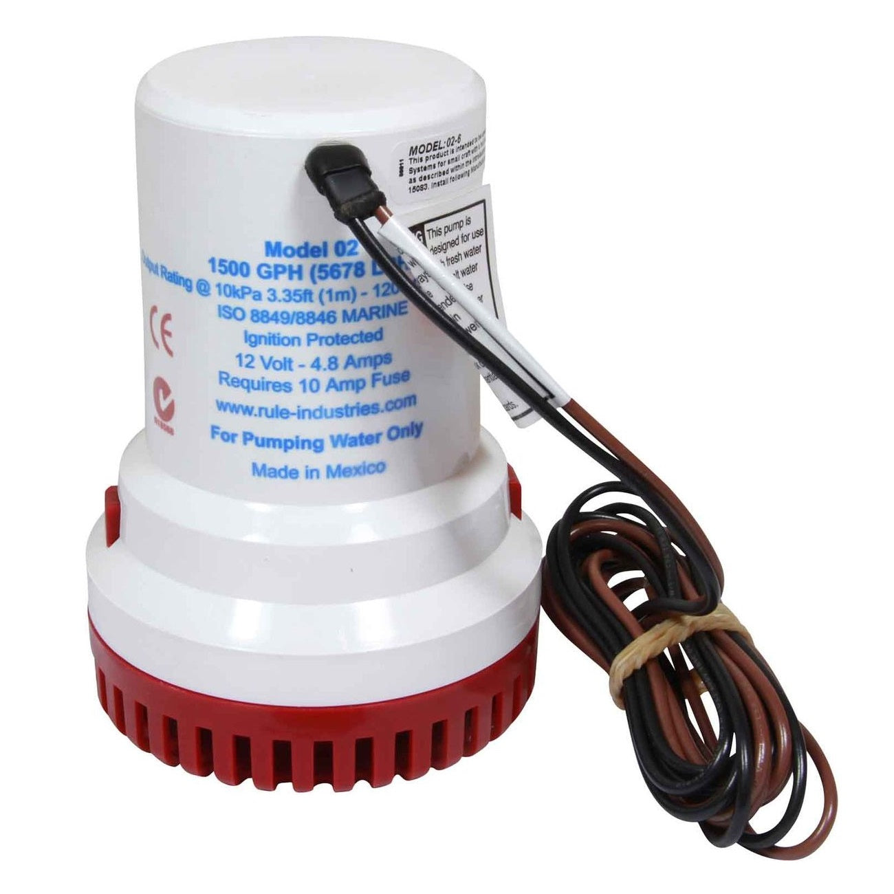 Non-Automatic Bilge pump 1500 GPH