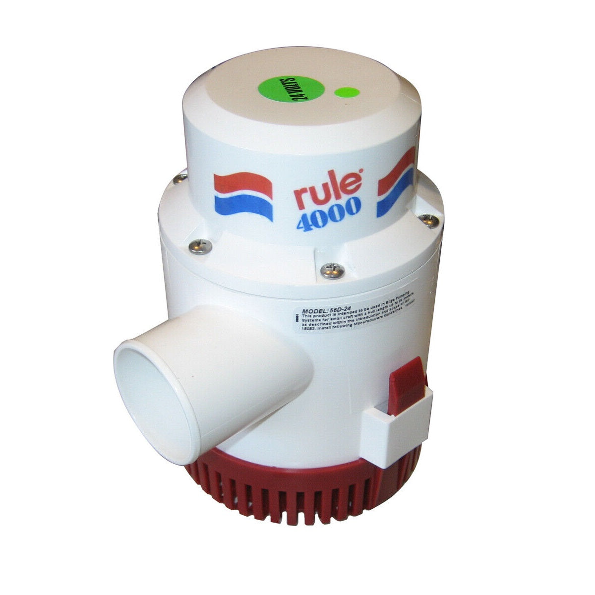 Non Automatic Bilge Pump 4000 GPH