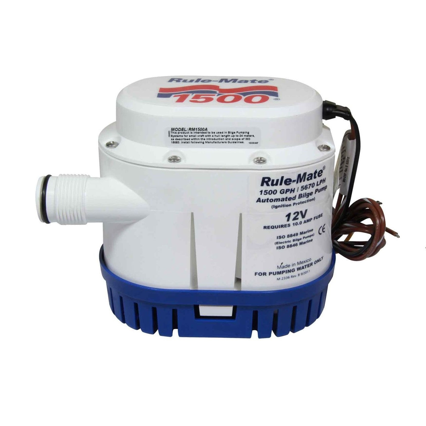 Rule-Mate Automatic Bilge Pump 1500 GPH