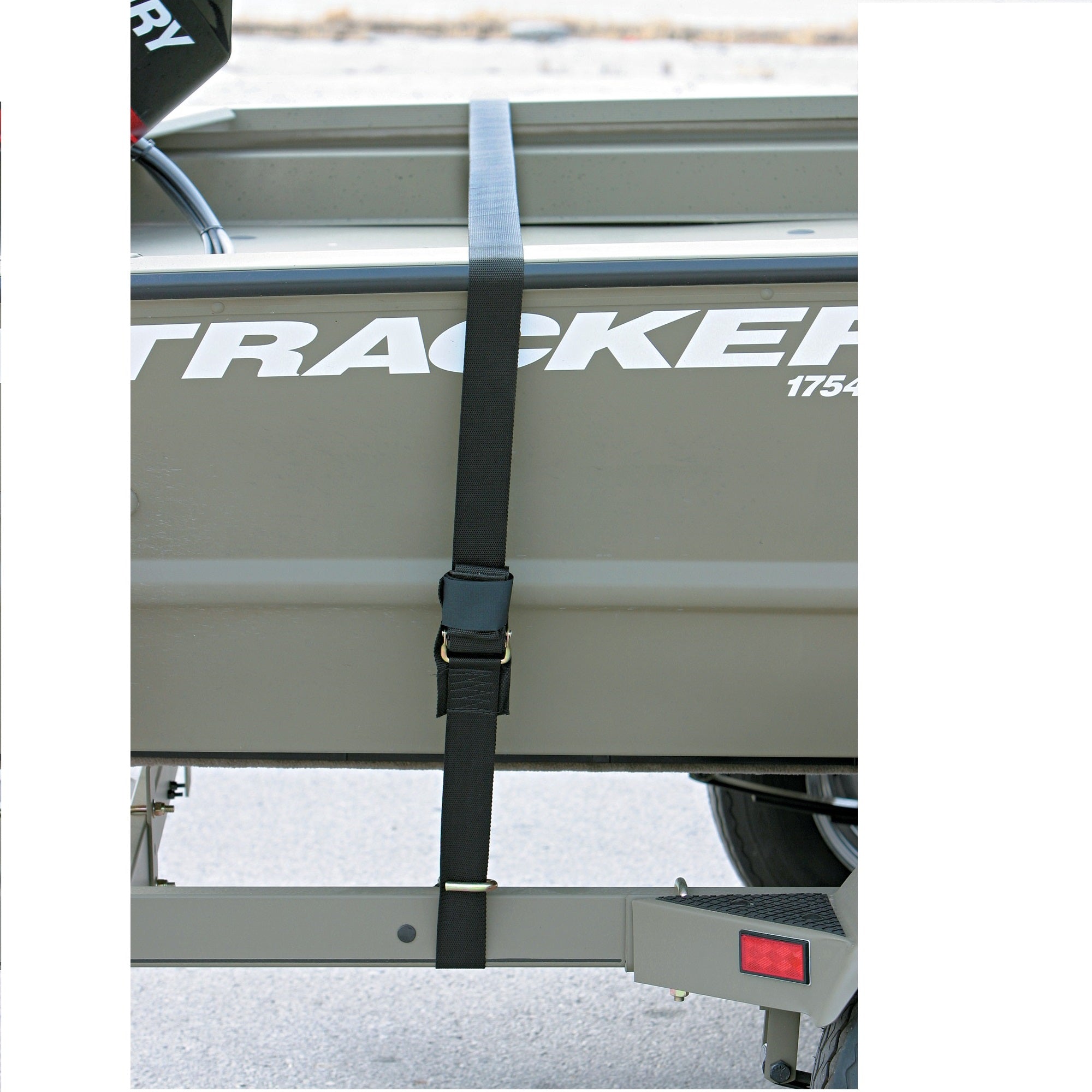 Fulton 2" X 13' Gunwale Ratchet Tie Down Strap - Zinc, 833 Lb Capacity