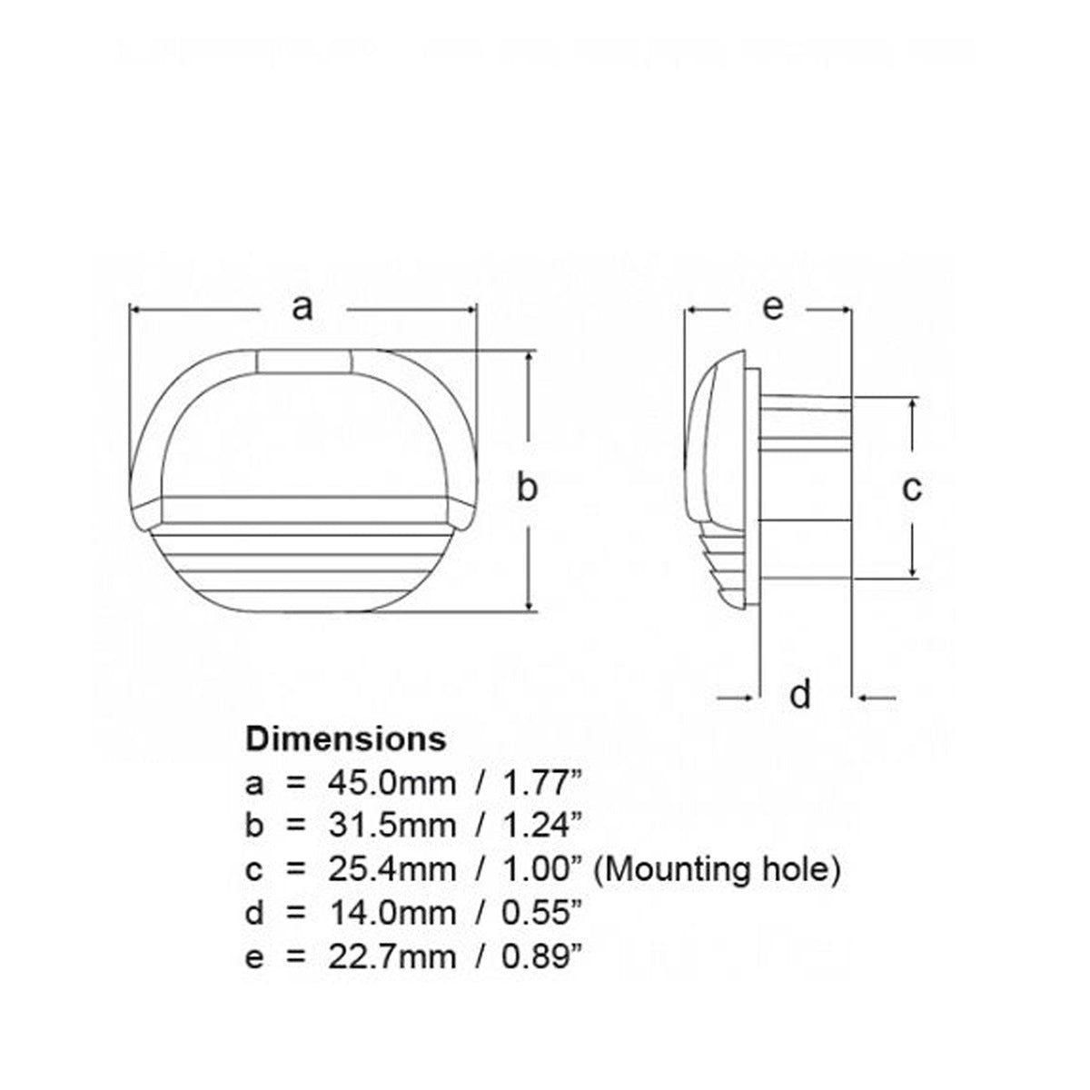 LED Easy Fit Stainless Steel Step Lamp