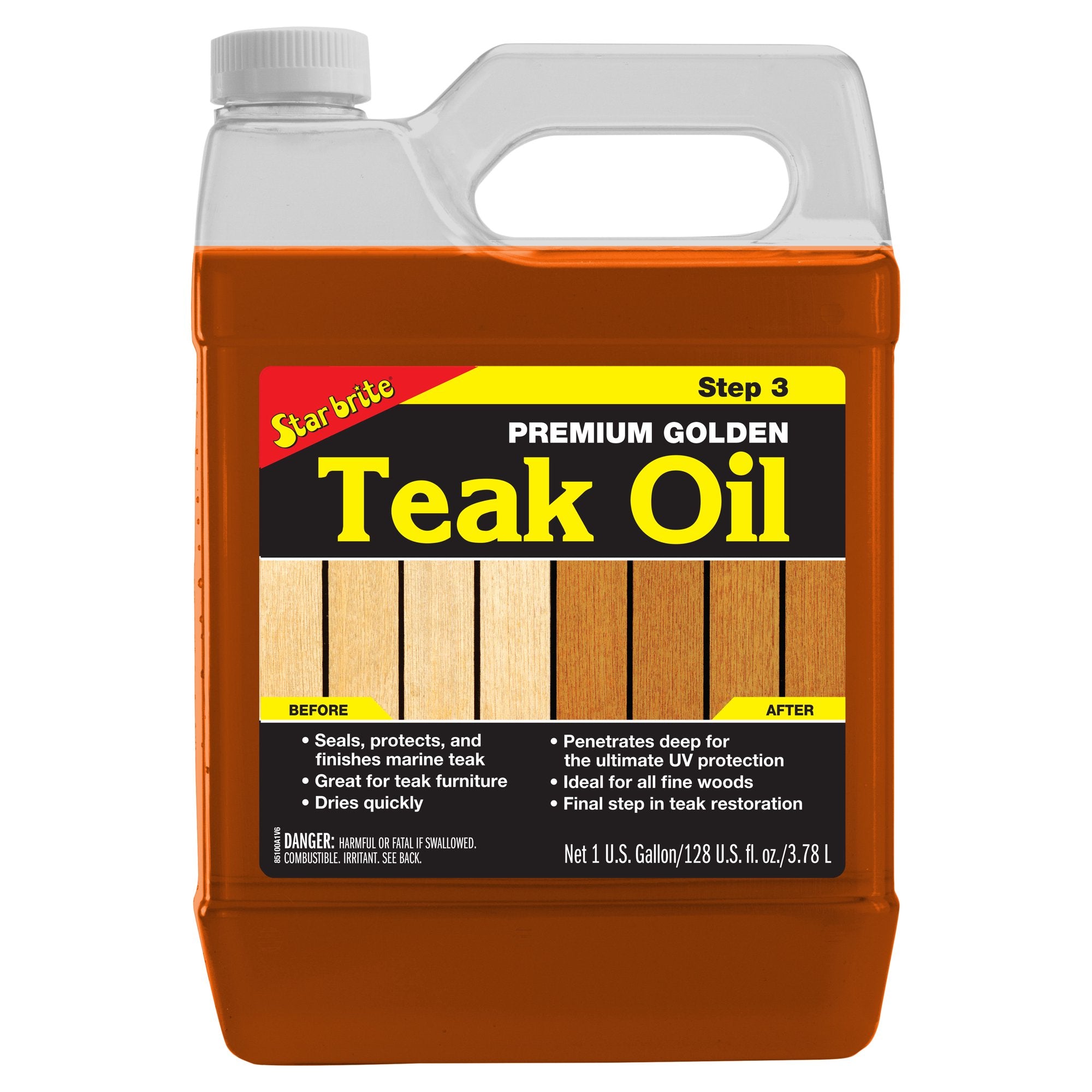 Premium Golden Teak Oil -Step 3 85100