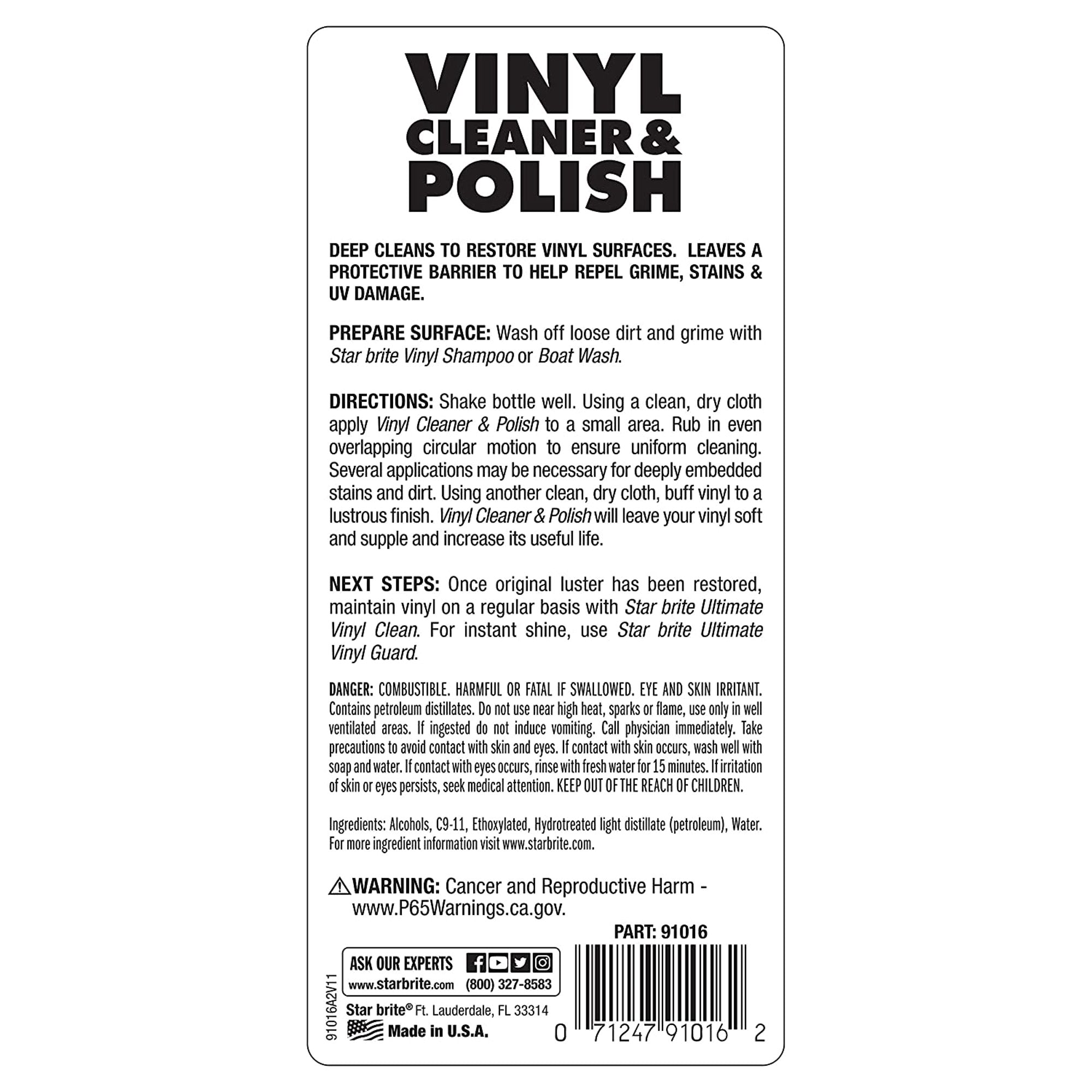 Vinyl Cleaner & Polish
