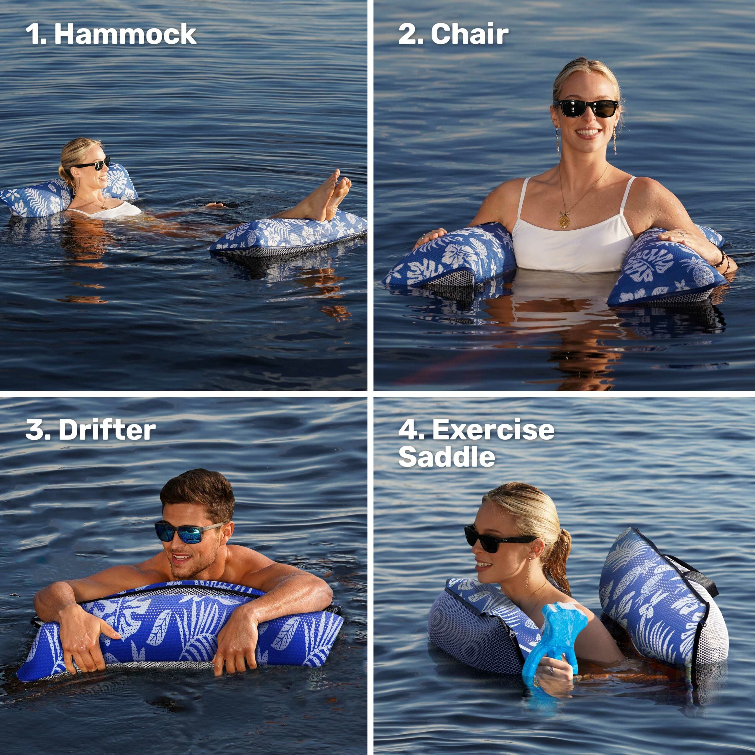XL Supreme 4-in-1 Monterey Hammock Pool Float