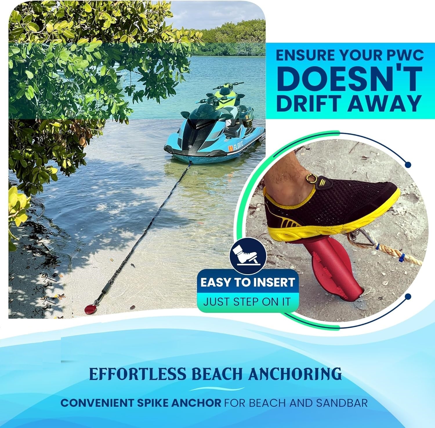 Aluminum Spike Beach Anchor