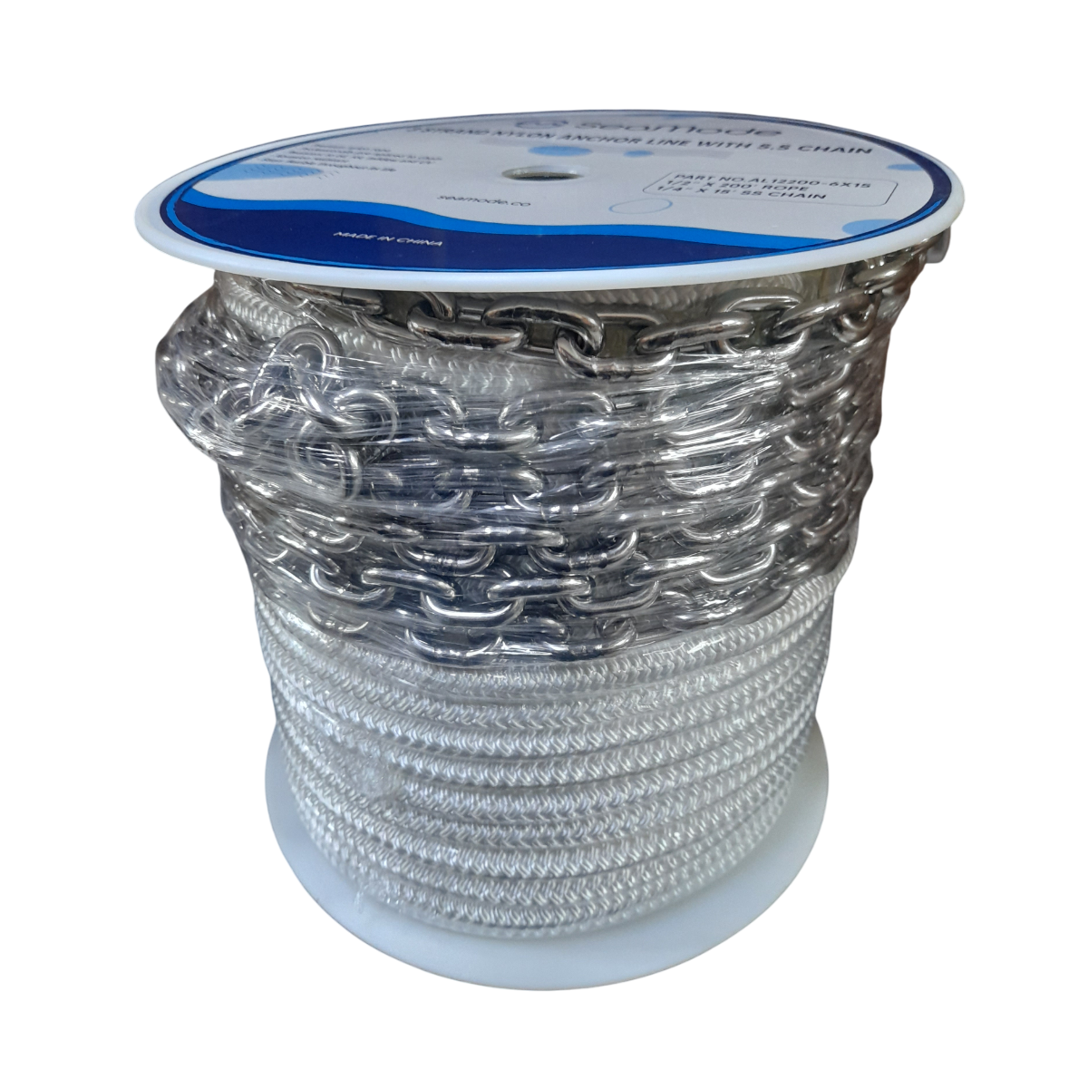 Anchor Line 200' with 6 mm Chain 15'