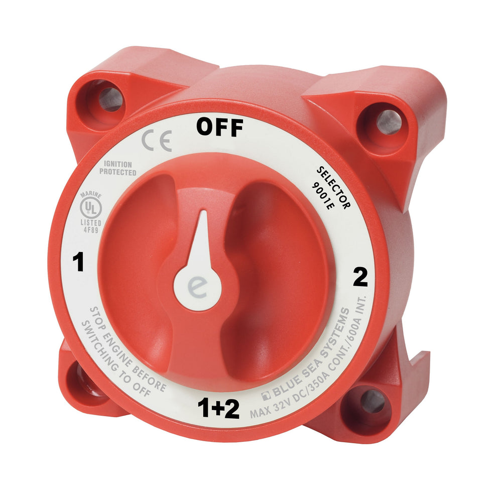 E-Series Selector Battery Switch 1-2-Both-Off