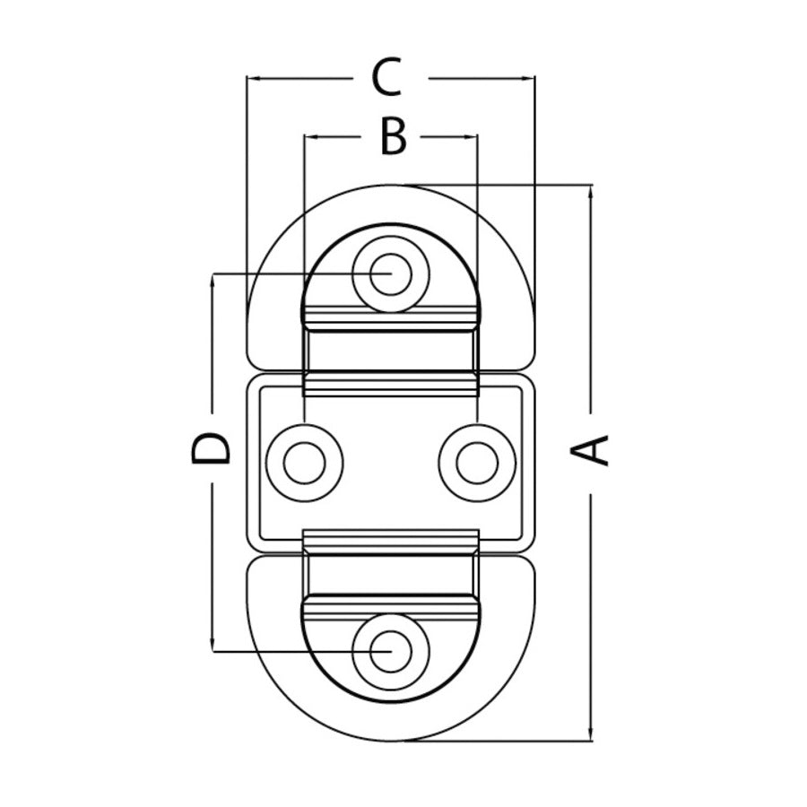 Folding Pad Eye 3987101