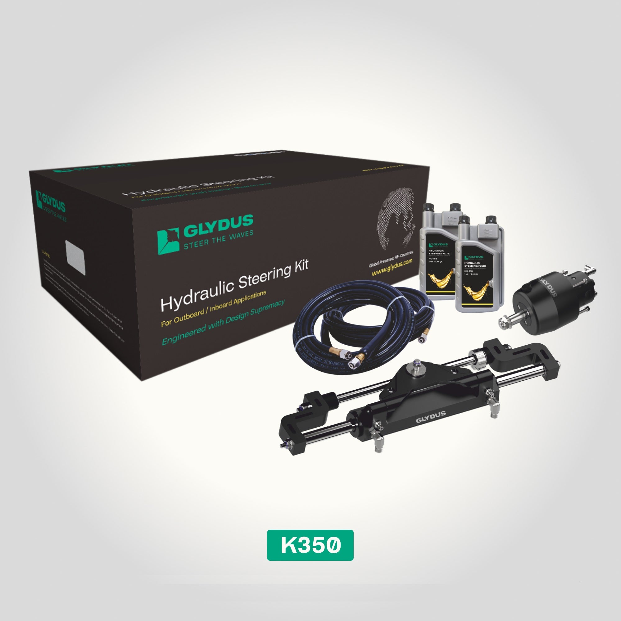 Hydraulic Outboard Steering Kits Up to 350 HP