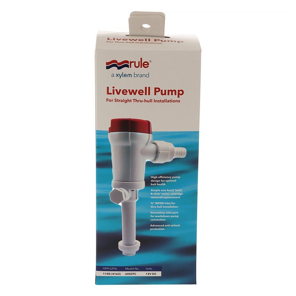 Livewell & Baitwell pump Rule 1100 gph