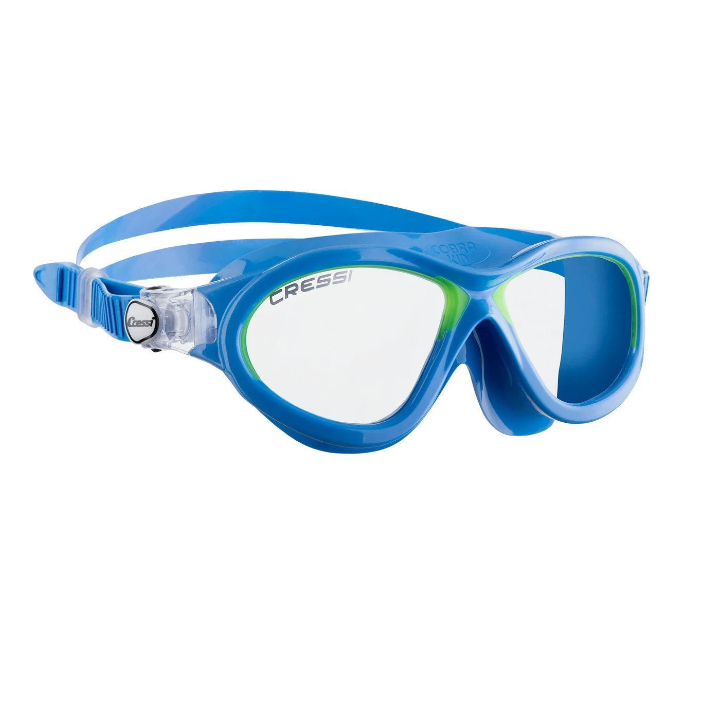 Mini Cobra Swim Googles L.blue/Lime