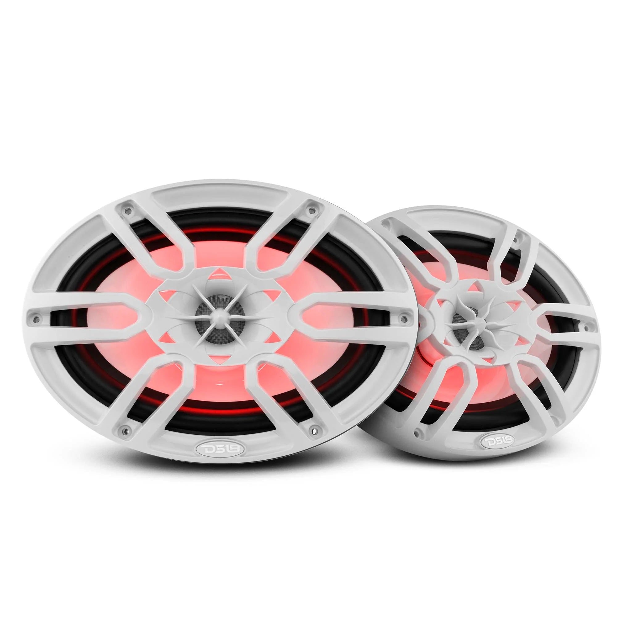 Coaxial Marine Speaker With LED RGB Light 375 MAX Peak Watt