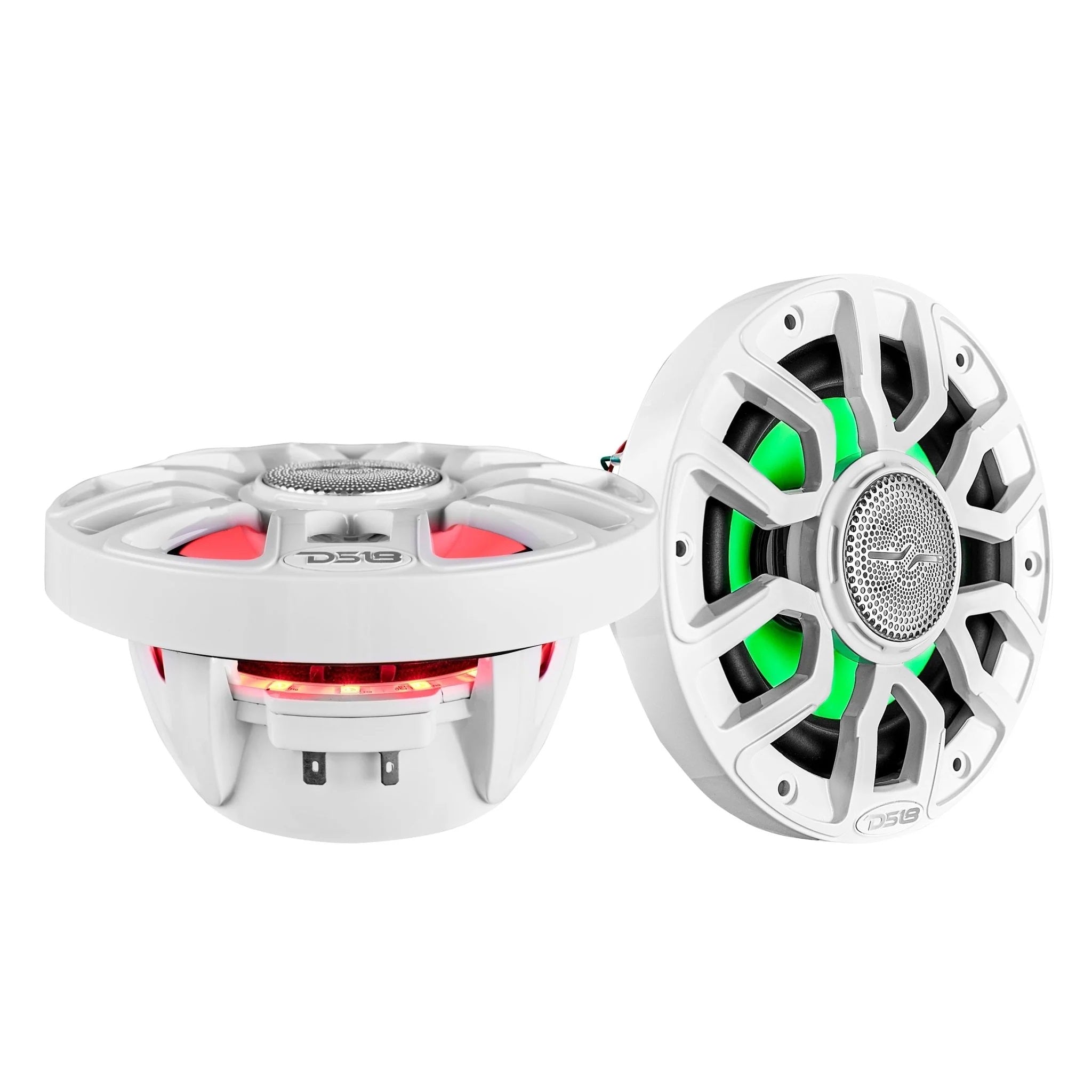 6.5" Coaxial Marine Speaker With Digital LED Light 300 MAX