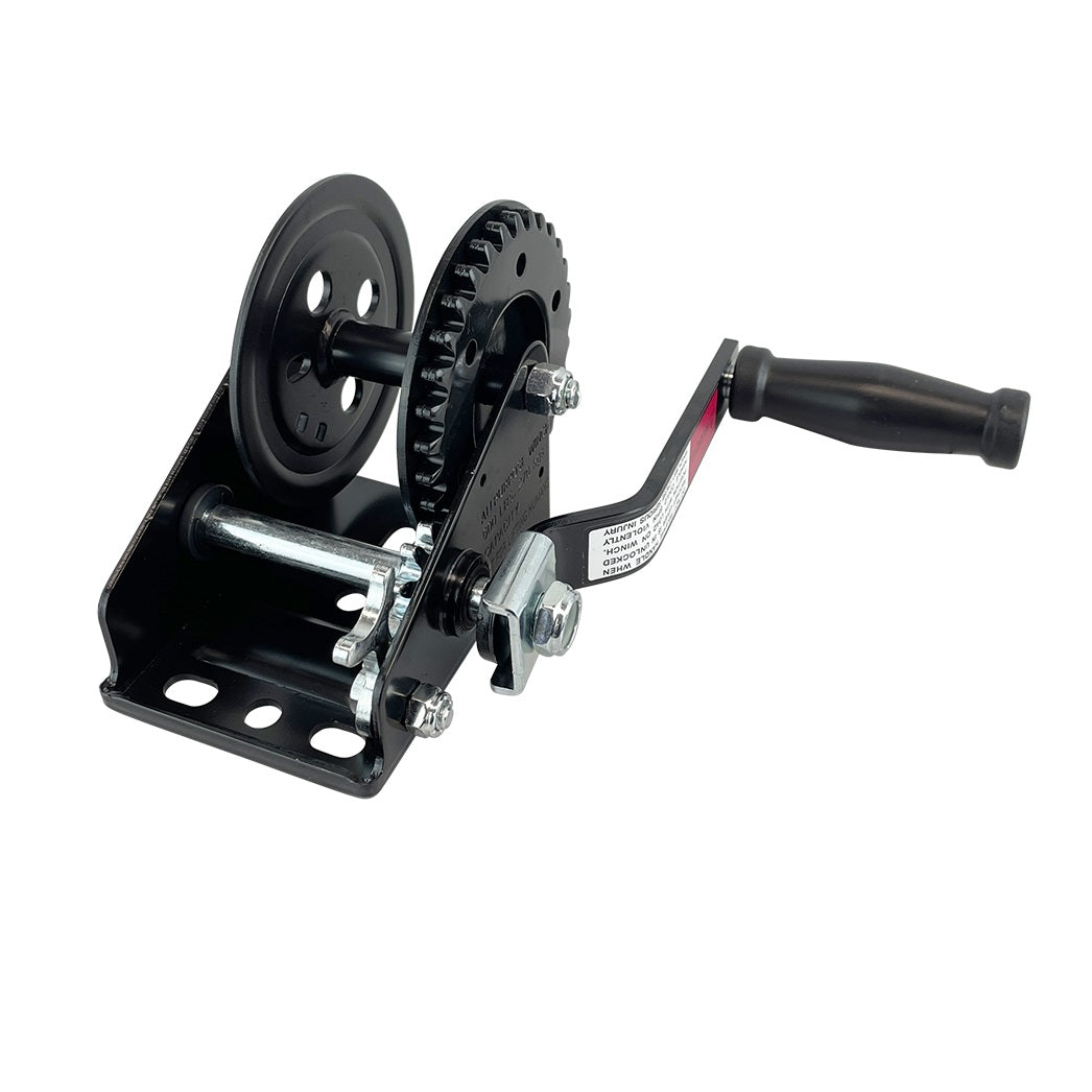 Trailer Winches Black Powder Coated