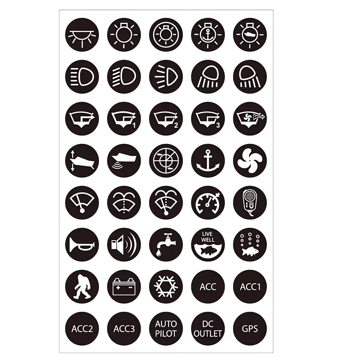 Round Switch Label Kit