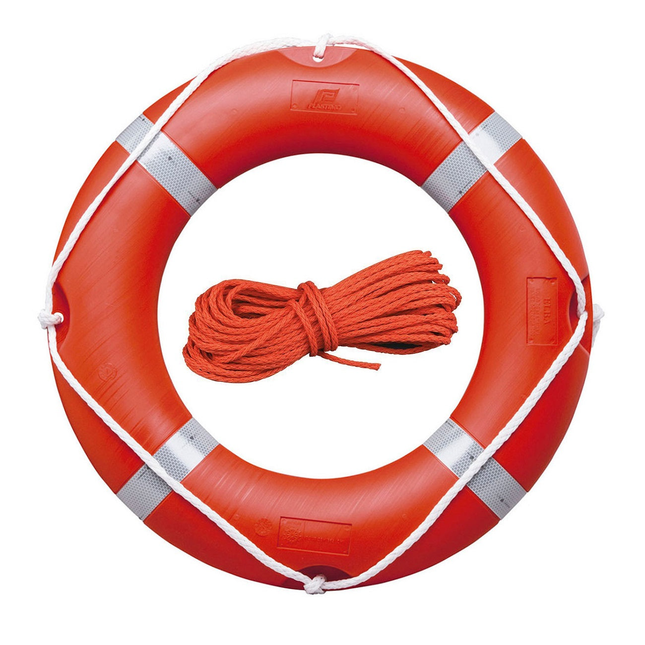 Solas Ring Lifebuoy with Rope 73 cm