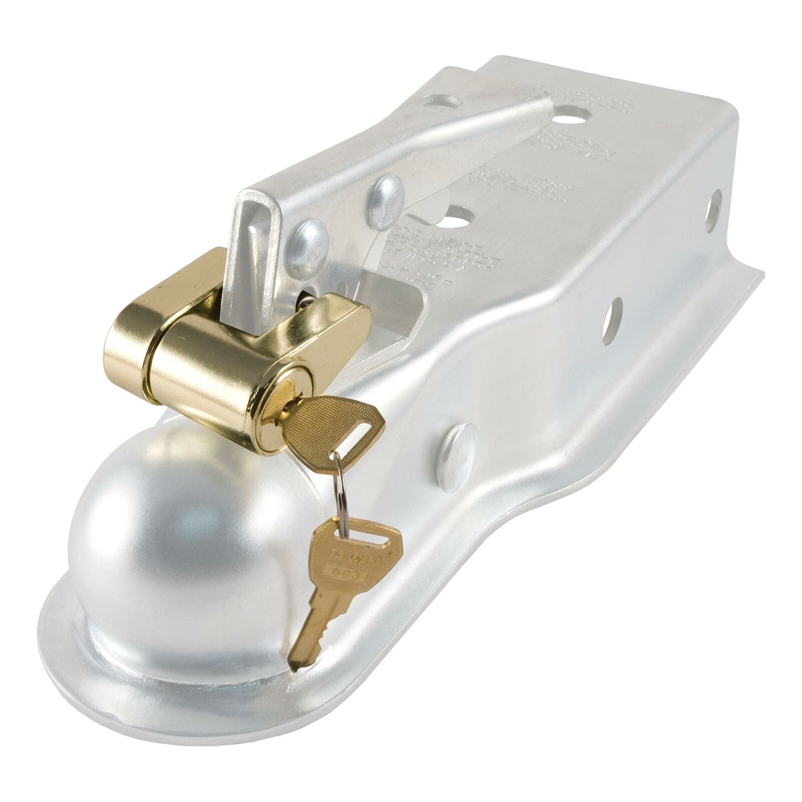 Trailer Brass Coupler Lock