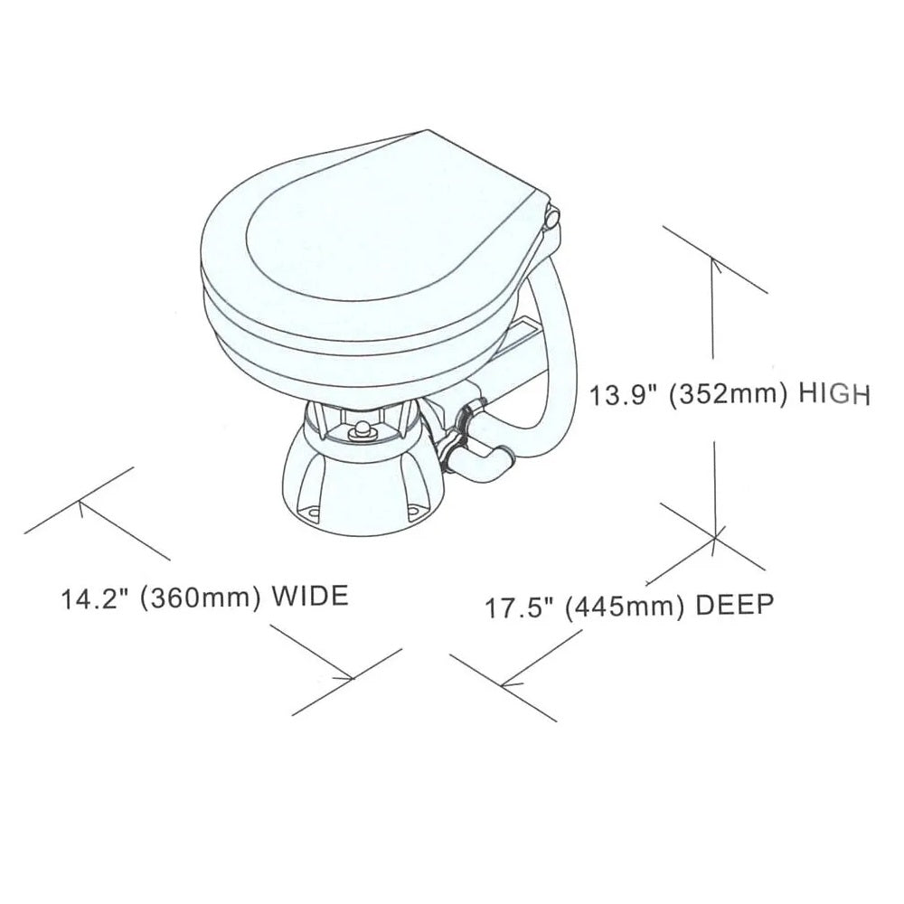 Electric Marine Toilet Small