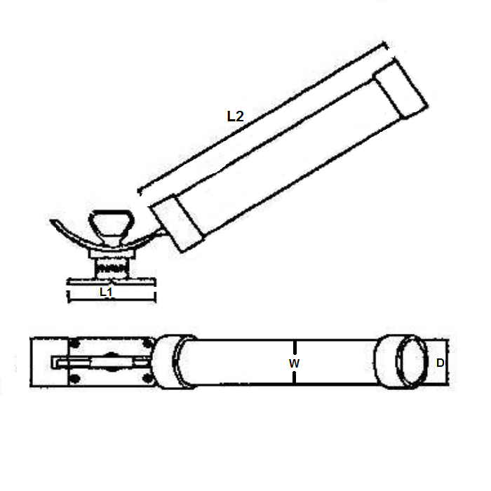Adjustable Rod Holder