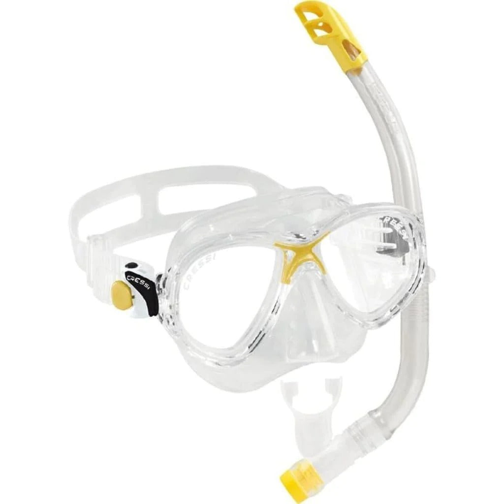 Cressi Marea VIP Clear Silicone Dive Mask with Gamma Snorkel