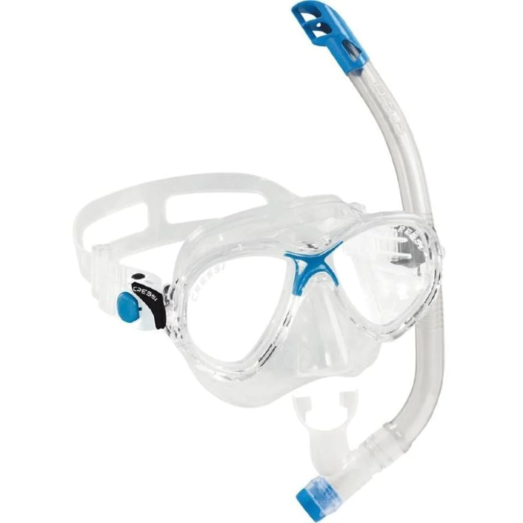 Cressi Marea VIP Clear Silicone Dive Mask with Gamma Snorkel