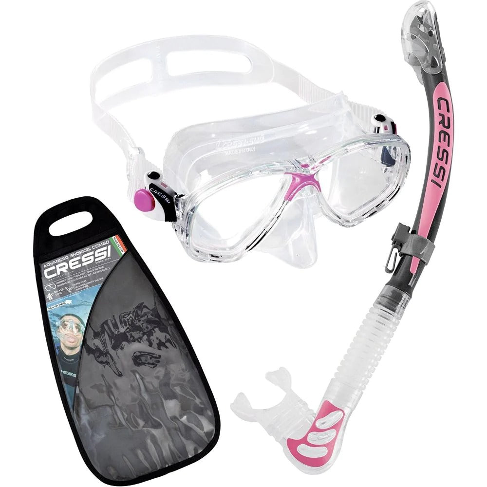 Cressi Marea and Dry Snorkel Combo Set