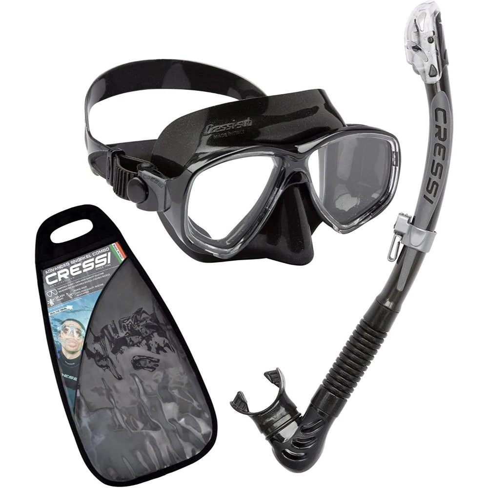 Cressi Marea and Dry Snorkel Combo Set